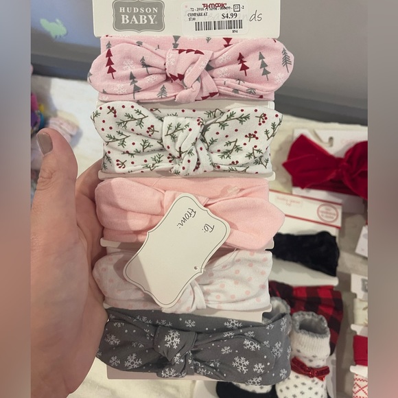 15 holiday headband and one pair of matching socks - Picture 2 of 6